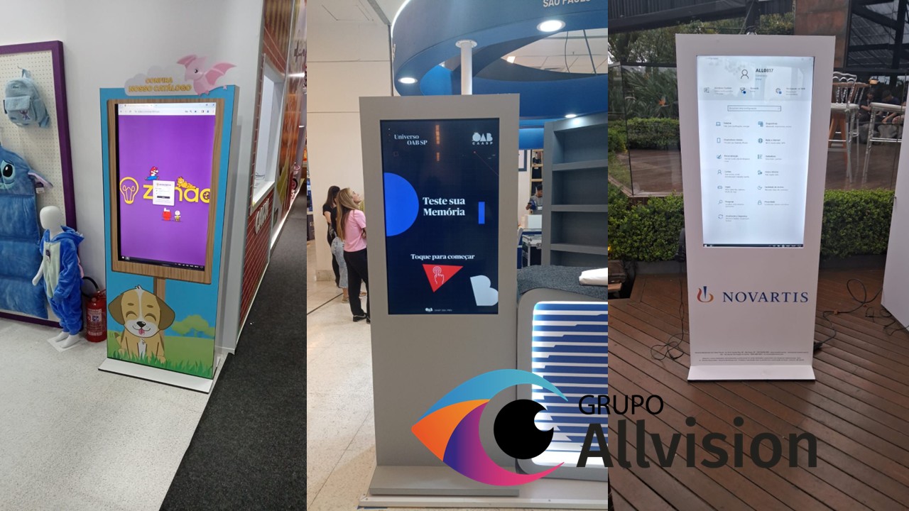 Locação de Totem Interativo Touch Screen