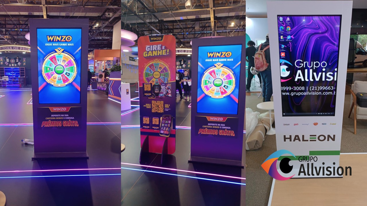 Aluguel de Painel de Led flexível -aluguel de Totem interativo Touch screen-Aluguel de Holobox e holograma 3d em são Batel / multinacional