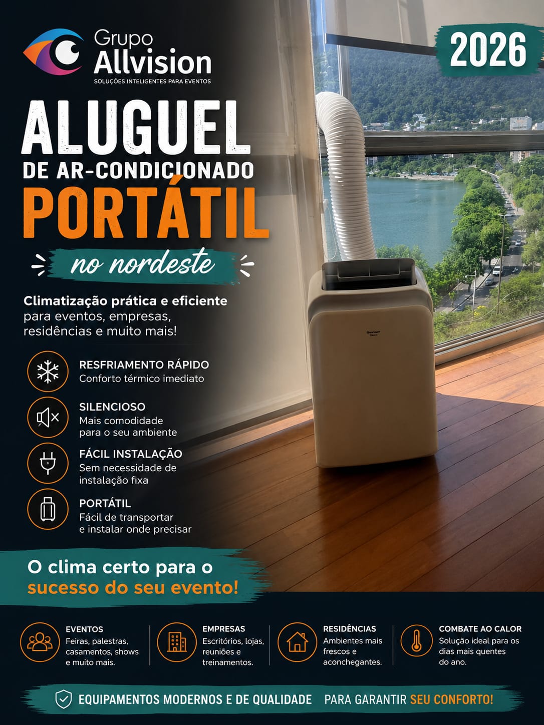 Aluguel de ar portátil EM ARACAJU Aluguel de Climatizador de Ar Portatil Locação de climatizadores para eventos EM ARACAJU SERGIPE EM 2026