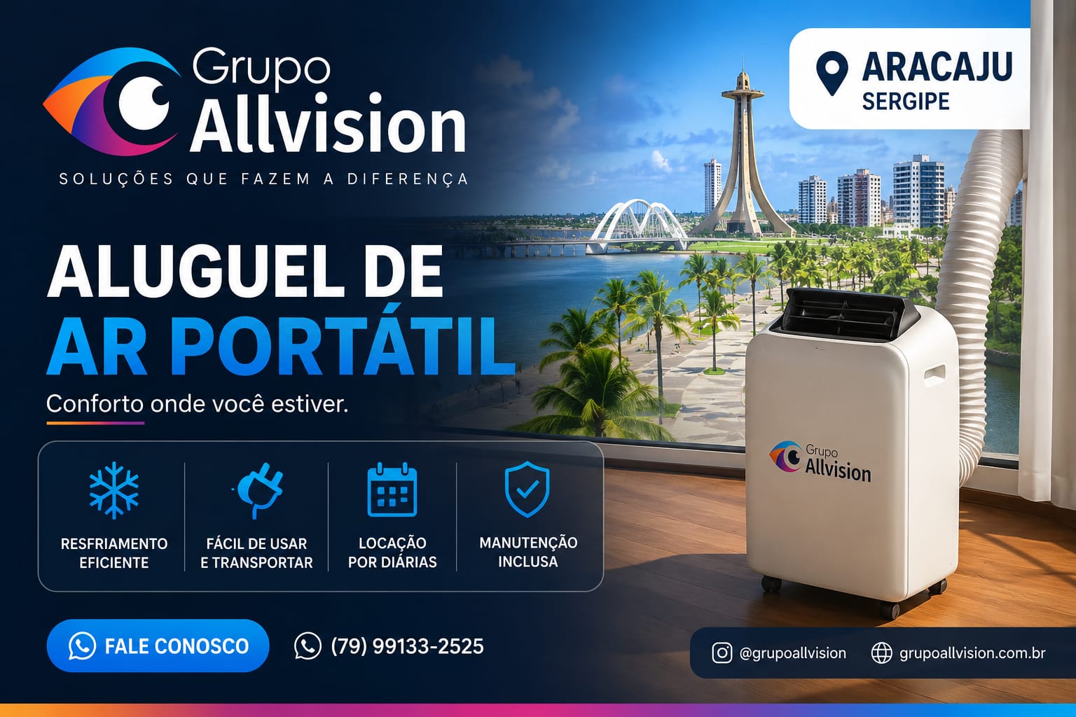 Aluguel de ar portátil EM ARACAJU Aluguel de Climatizador de Ar Portatil Locação de climatizadores para eventos EM ARACAJU SERGIPE EM 2026